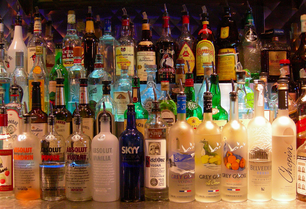 Bottles at a Bar