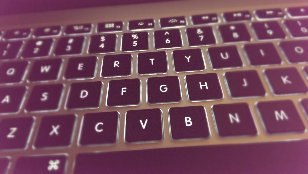 Modern laptop keys