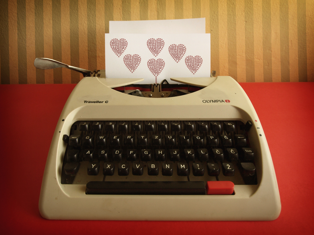 typewriter love
