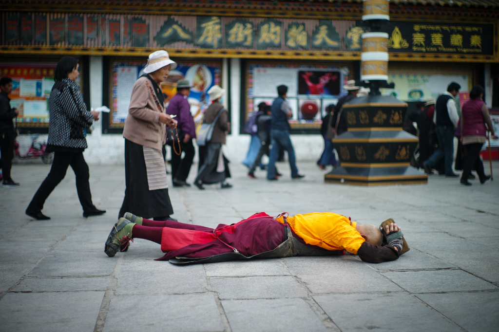 Untitled - Buddhist Monk On The Floor
